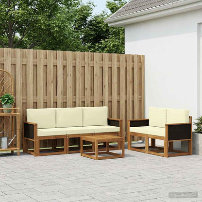 Udendørs Sofagruppe Med Pude 6 Dele - Variant 3384981