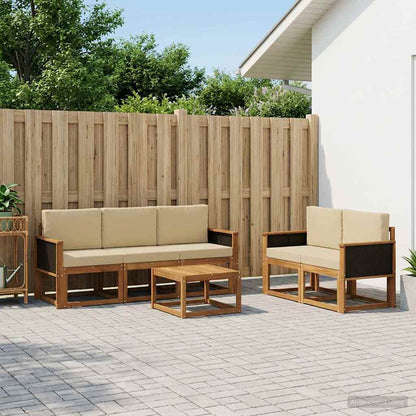 Udendørs Sofagruppe Med Pude 6 Dele - Variant 3384984