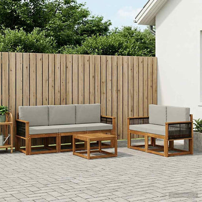 Udendørs Sofagruppe Med Pude 6 Dele - Variant 3384992