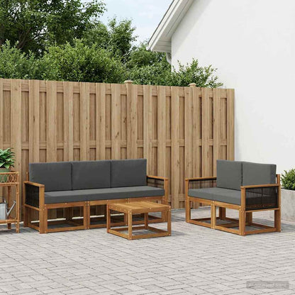 Udendørs Sofagruppe Med Pude 6 Dele - Variant 3384993