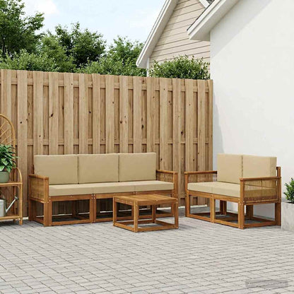Udendørs Sofagruppe Med Pude 6 Dele - Variant 3384999