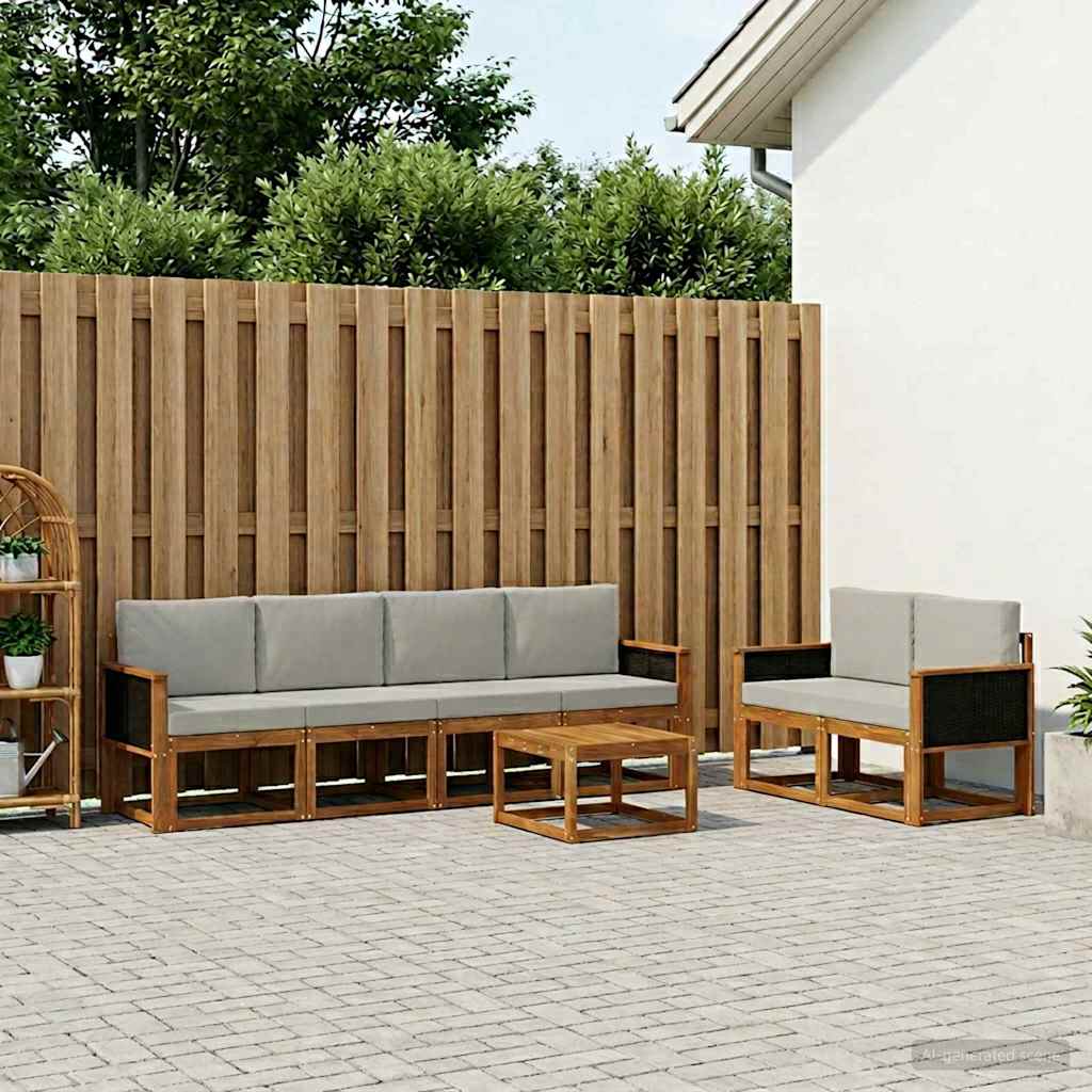 Udendørs Sofagruppe Med Pude 7 Dele - Variant 3385002