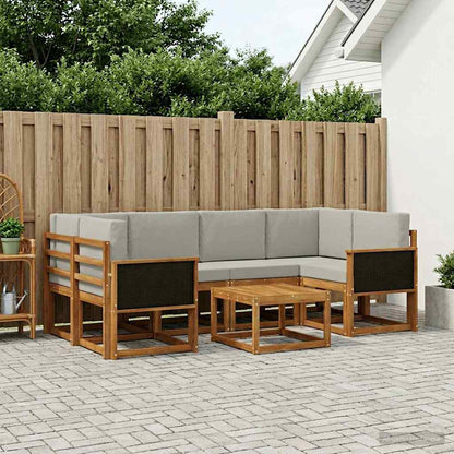 Udendørs Sofagruppe Med Pude 7 Dele - Variant 3385022
