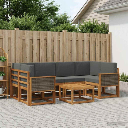Udendørs Sofagruppe Med Pude 7 Dele - Variant 3385028