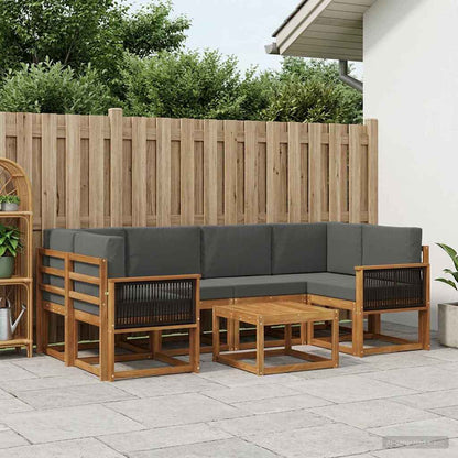 Udendørs Sofagruppe Med Pude 7 Dele - Variant 3385033