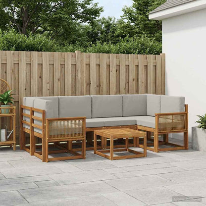 Udendørs Sofagruppe Med Pude 7 Dele - Variant 3385037