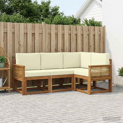 Udendørs Sofagruppe Med Pude 4 Dele - Variant 3385176