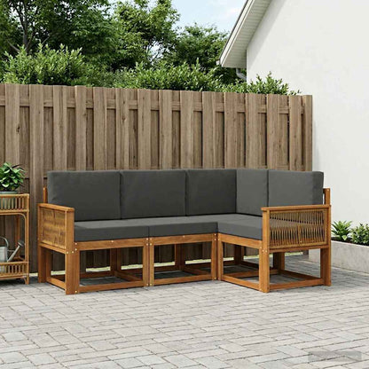 Udendørs Sofagruppe Med Pude 4 Dele - Variant 3385178