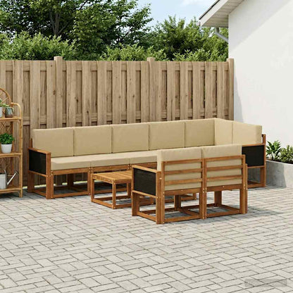 Udendørs Sofagruppe Med Pude 9 Dele - Variant 3385324