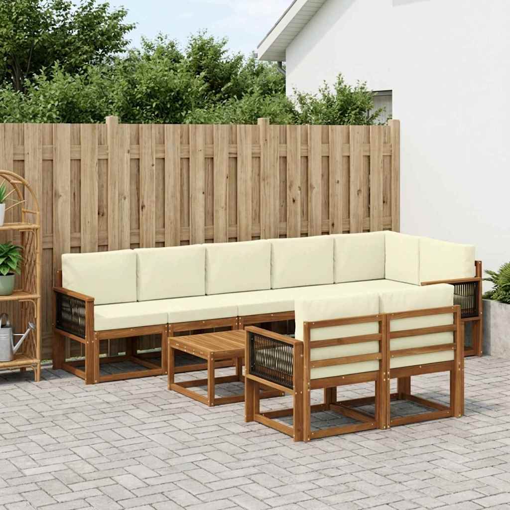 Udendørs Sofagruppe Med Pude 9 Dele - Variant 3385331