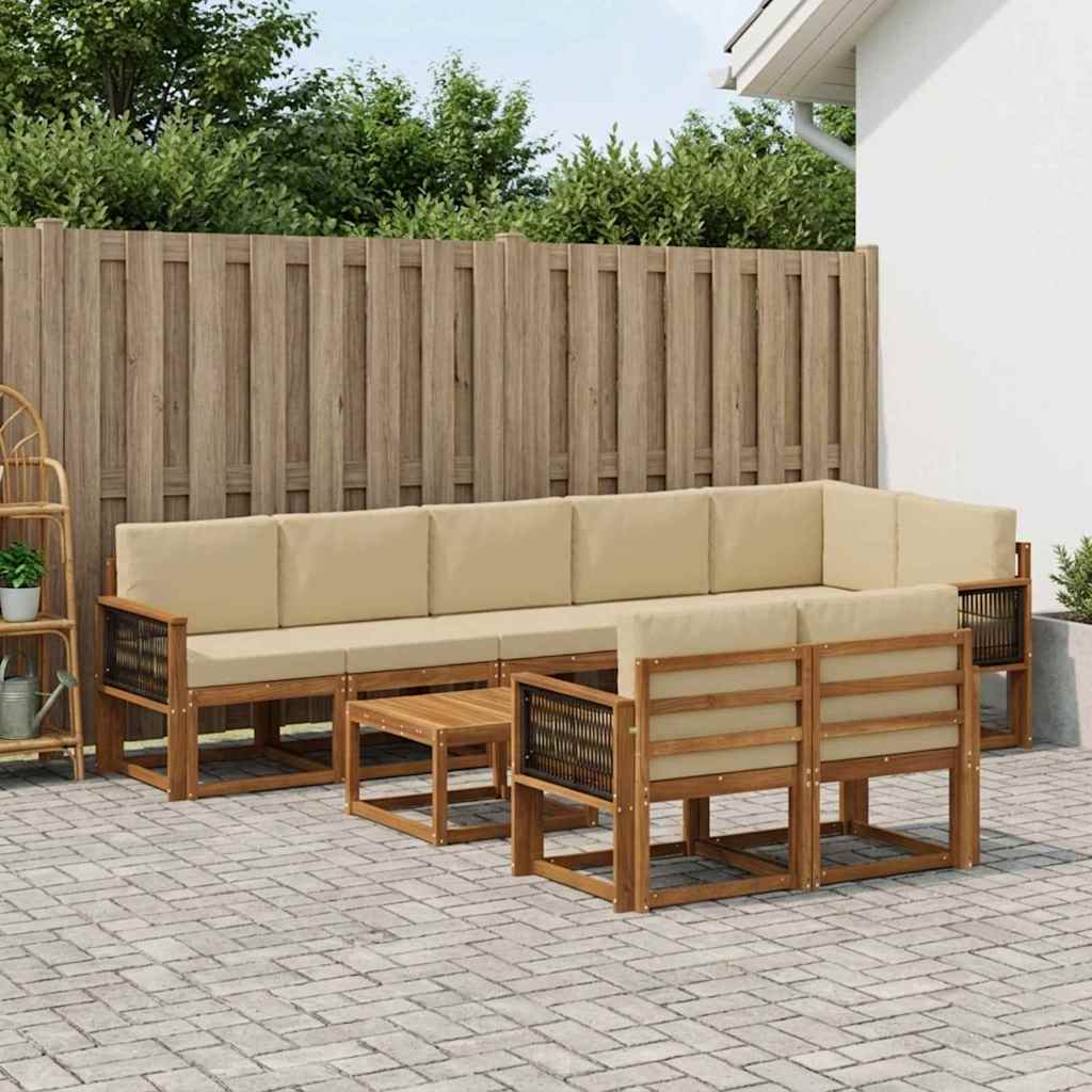 Udendørs Sofagruppe Med Pude 9 Dele - Variant 3385334