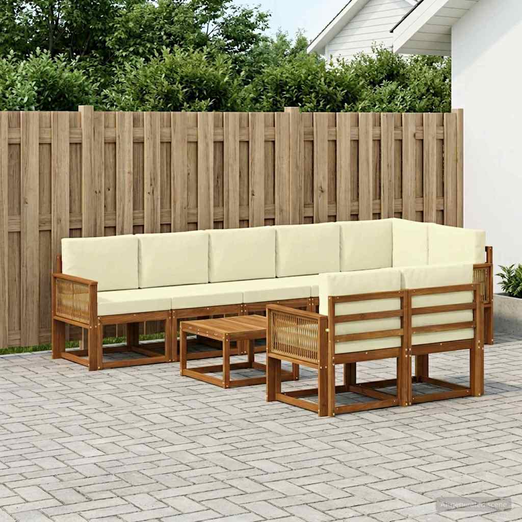 Udendørs Sofagruppe Med Pude 9 Dele - Variant 3385336