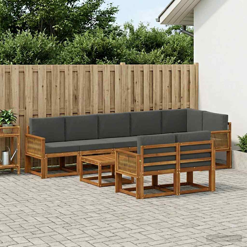 Udendørs Sofagruppe Med Pude 9 Dele - Variant 3385338