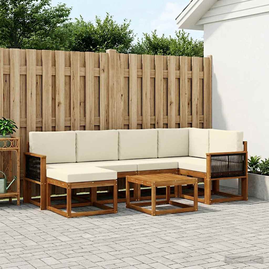 Udendørs Sofagruppe Med Pude 7 Dele - Variant 3385371