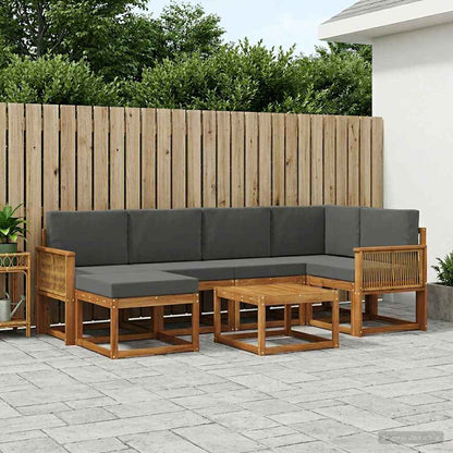 Udendørs Sofagruppe Med Pude 7 Dele - Variant 3385378