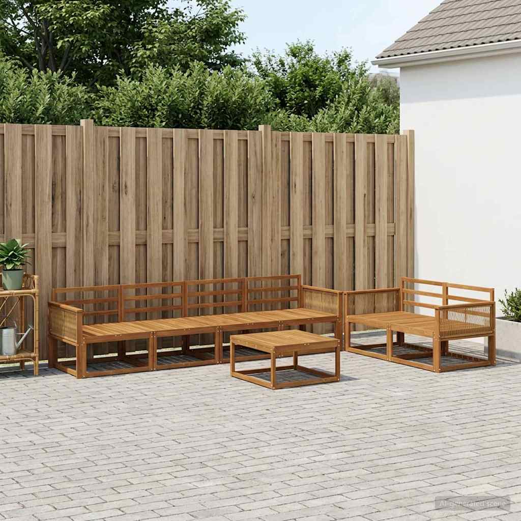 Udendørs Sofagruppe 7 Dele Massivt Akacietræ - Variant 3382367