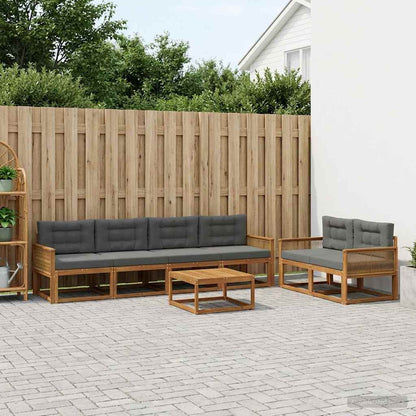 Udendørs Sofagruppe 7 Dele Massivt Akacietræ - Variant 3382370