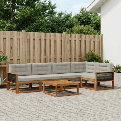 Udendørs Sofagruppe Med Pude 6 Dele - Variant 3382584