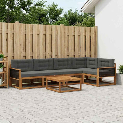 Udendørs Sofagruppe Med Pude 6 Dele - Variant 3382585