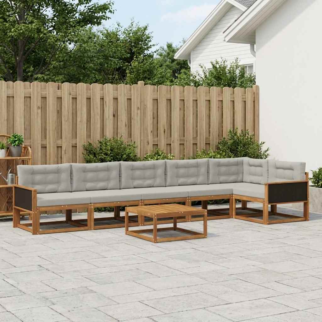 Udendørs Sofagruppe Med Pude 7 Dele - Variant 3382614