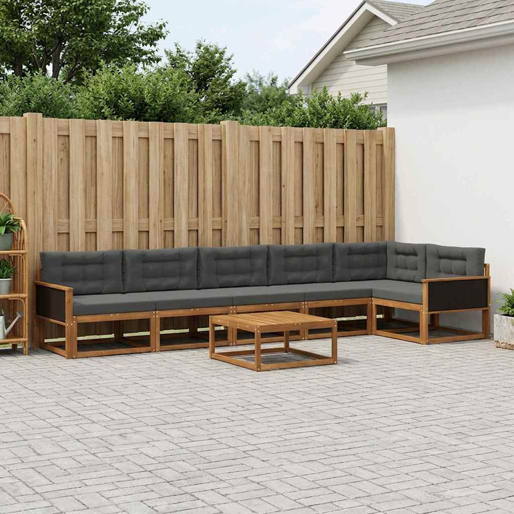 Udendørs Sofagruppe Med Pude 7 Dele - Variant 3382615