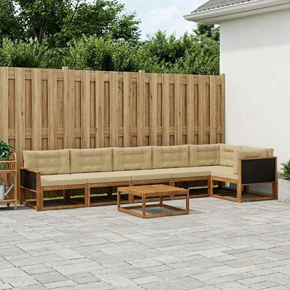 Udendørs Sofagruppe Med Pude 7 Dele - Variant 3382616