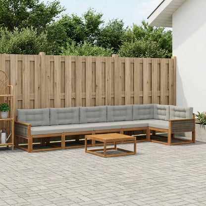 Udendørs Sofagruppe Med Pude 7 Dele - Variant 3382619