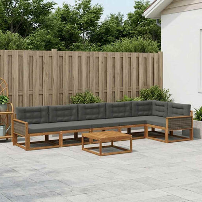 Udendørs Sofagruppe Med Pude 7 Dele - Variant 3382620