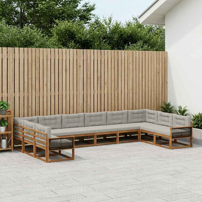 Udendørs Sofagruppe Med Pude 10 Dele - Variant 3382924