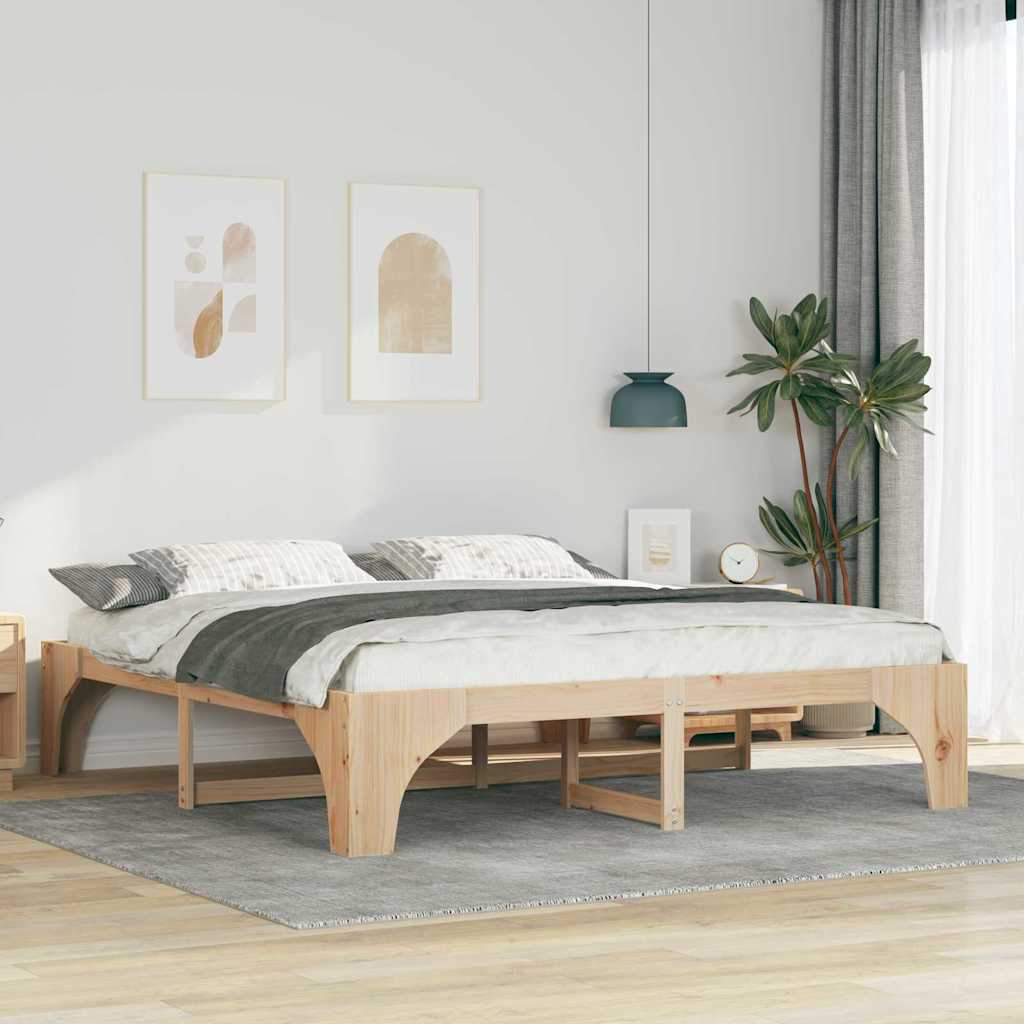 Sengestel Massiv Fyrretræ - Variant 872977