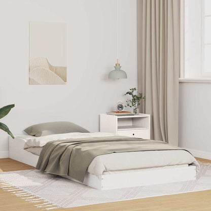 Sengestel Hvid 90 210 Cm Massivt Fyrretræ - Hovedbillede