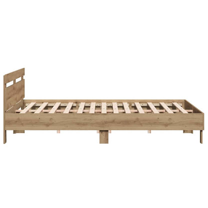 Sengestel Artisan Egetræ 180 X 200 Cm Konstrueret Træ - Billede 7