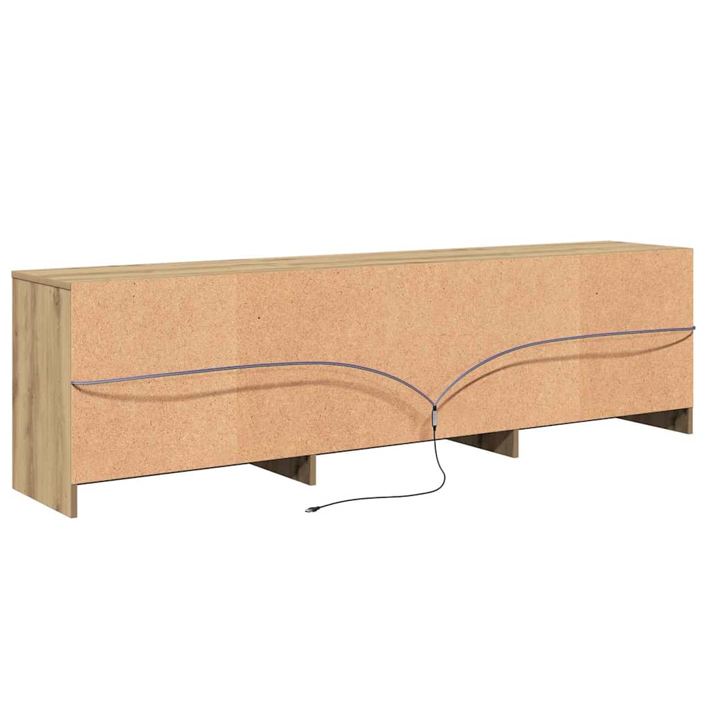 Tv-skab Brun 181 X 34 X 50 Cm - Billede 9