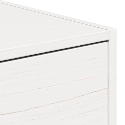 Sengebord 2 Pcs Hvid 50 X 32,5 X 24 Cm Massivt Fyrretræ - Billede 10