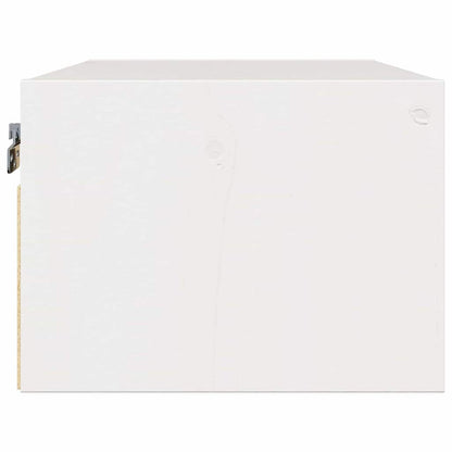Sengebord 2 Pcs Hvid 50 X 32,5 X 24 Cm Massivt Fyrretræ - Billede 8