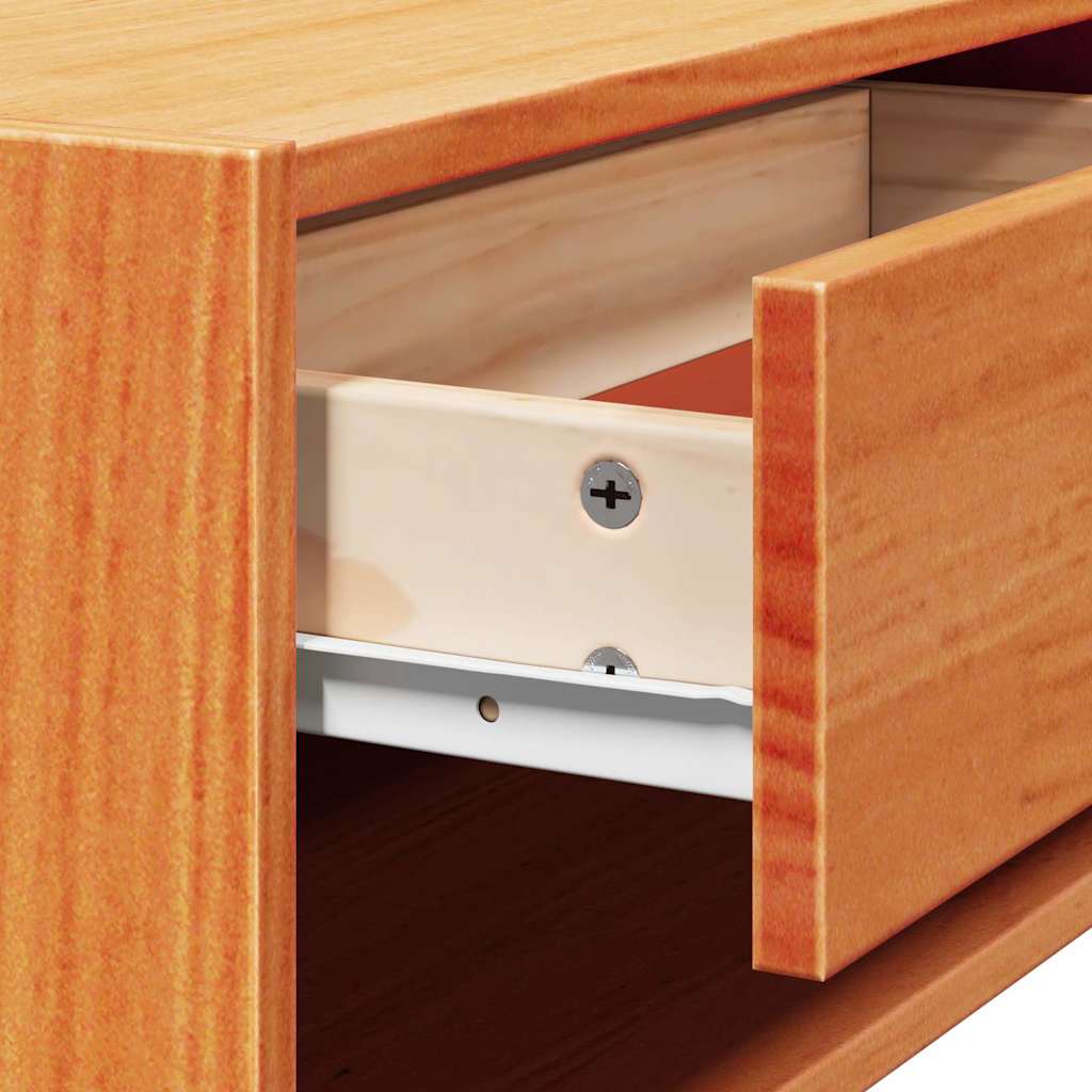 Sengebord Voks 50 X 32,5 X 24 Cm Massivt Fyrretræ - Billede 10