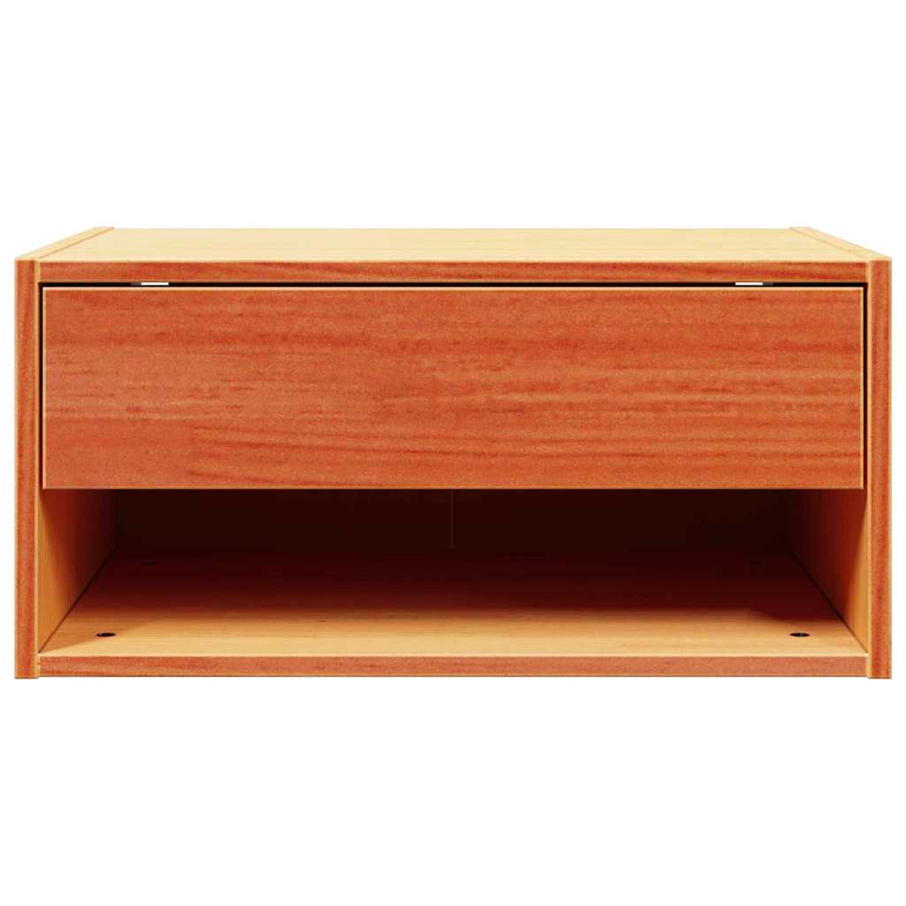 Sengebord Voks 50 X 32,5 X 24 Cm Massivt Fyrretræ - Billede 6