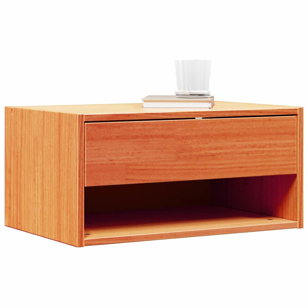 Sengebord Voks 50 X 32,5 X 24 Cm Massivt Fyrretræ - Billede 3