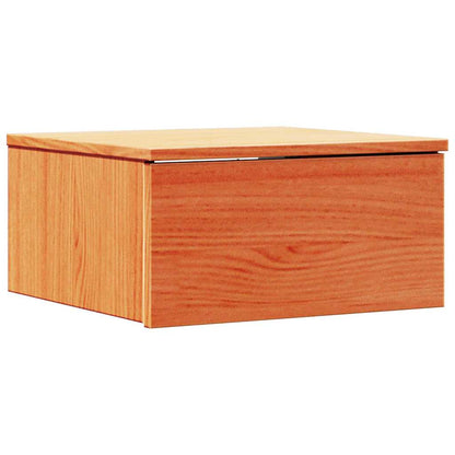 Sengebord Gyldenbrun 37 X 35 X 18,5 Cm Massivt Fyrretræ - Billede 2