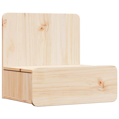 Sengebord Med Skuffe Brun 44 X 32.5 X 40 Cm Massivt Fyrretræ - Billede 2