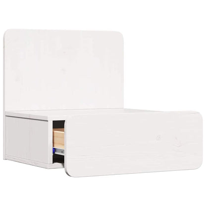 Sengebord 2 Pcs Hvid 44 X 32.5 X 40 Cm Massivt Fyrretræ - Billede 6