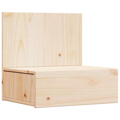 Sengebord Med Skuffe Brun 42 X 32,5 X 40 Cm Massivt Fyrretræ - Billede 2