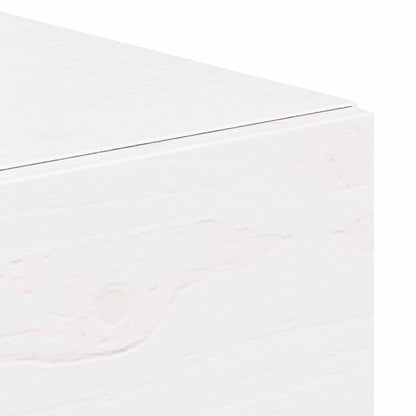 Sengebord 2 Pcs Hvid 42 X 32,5 X 40 Cm Massivt Fyrretræ - Billede 10