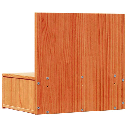 Sengebord Voks 42 X 32,5 X 40 Cm Massivt Fyrretræ - Billede 8