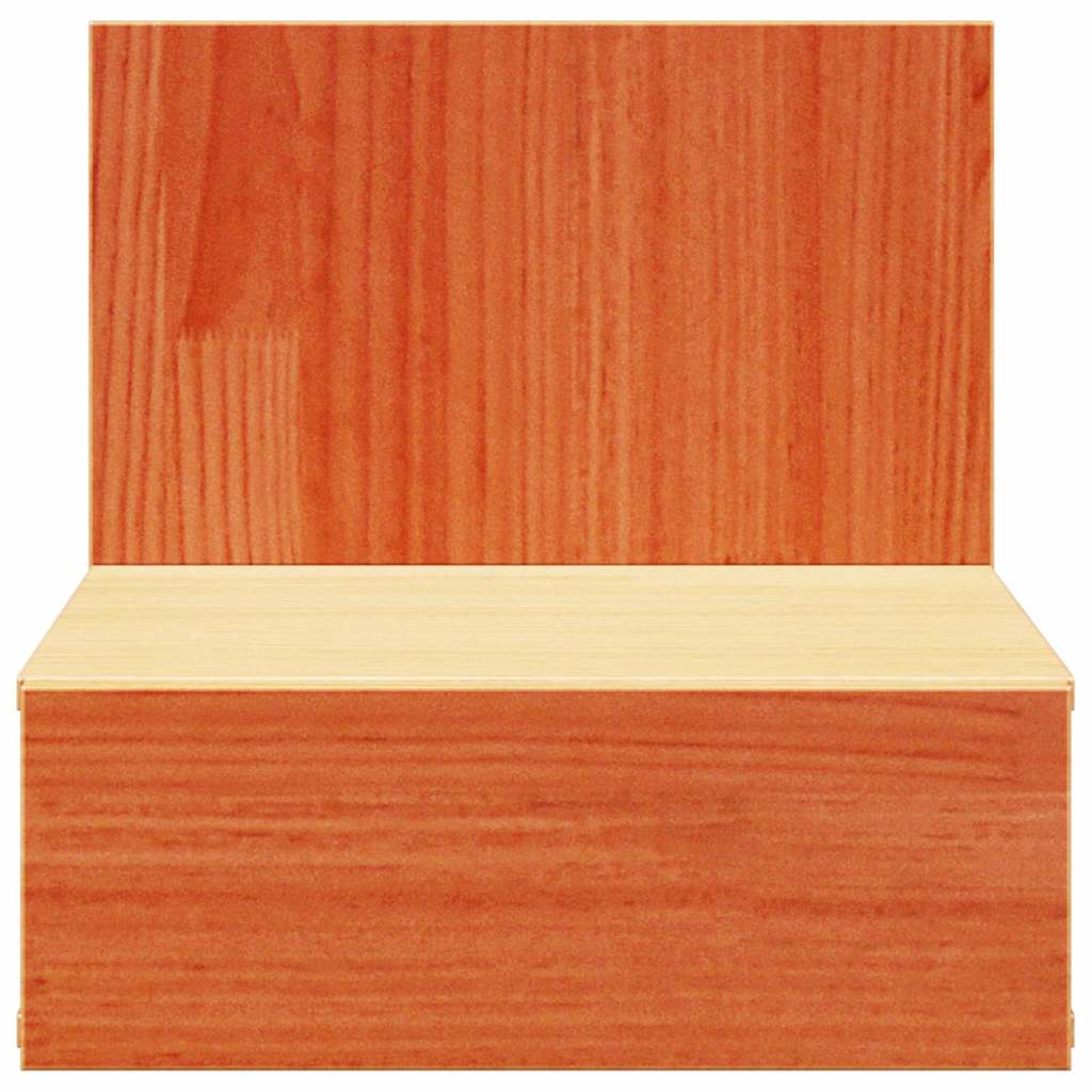 Sengebord Voks 42 X 32,5 X 40 Cm Massivt Fyrretræ - Billede 6
