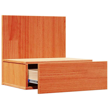 Sengebord 2 Pcs Gyldenbrun 42 X 32,5 X 40 Cm Massivt Fyrretræ - Billede 6