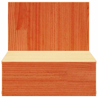 Sengebord 2 Pcs Gyldenbrun 42 X 32,5 X 40 Cm Massivt Fyrretræ - Billede 7