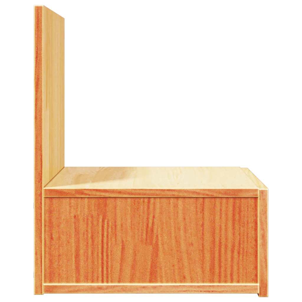 Sengebord 2 Pcs Gyldenbrun 42 X 32,5 X 40 Cm Massivt Fyrretræ - Billede 8