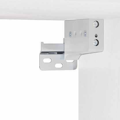 Sengebord Med Skuffe Hvid 39 X 34 X 16.5 Cm Massivt Fyrretræ - Billede 11