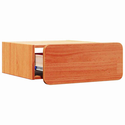 Sengebord 2 Pcs Gyldenbrun 39 X 34 X 16.5 Cm Massivt Fyrretræ - Billede 6